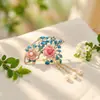 Broche de Flor de Peonía Guofeng para Mujer de Gama Alta Exquisito Estilo Antiguo Primavera y Verano Cheongsam Abrigo Chino Corsage Pin de Abrigo Accesorios