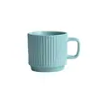 Caneca de cerâmica colorida de macaron estilo doce, xícara de café simples, presente promocional, copo de água