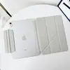 Estojo Dupla Face para Apple iPad Pro 11 polegadas Dobrável em Y Air 5/4 com Suporte para Caneta 2024 Estojo Protetor iPad 10 Fivela