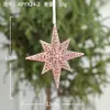 Decorações de Natal, Guirlandas de Natal, Suprimentos para Montagem de Cenas, Enfeites de Porta de Estrela, Pingentes para Lojas, Enfeites Pendentes, Atacado