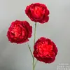 Casamento Estilo Chinês Estilo Vermelho Decoração de Guia de Estrada Arranjo de Flores Artificiais Flor de Teto Cerimônia de Noivado Arranjo de Banquete Arte com Flores Artificiais de Casamento