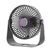 Novo Ventilador de Mesa para Escritório, Ventilador Pequeno Doméstico para Dormitórios de Estudantes, Recarregável por USB, Ventilador de Ciclo de Longa Duração