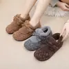 Clan Yue Nuevo Invierno Zapatos de Piel para Mujer Más Terciopelo Engrosado de Moda Versátiles Cómodos Suela Suave Cálidos Zapatos de Algodón para Mujer