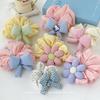 Gomas para el pelo de niños estilo coreano, accesorios para el pelo de tela dulce para niñas pequeñas, nuevos y lindos 2025, gomas para moños, adornos para el pelo