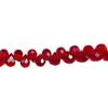 Contas Soltas de Cristal Xingtai Aurora Furo Horizontal Acessórios para Pulseira DIY Contas de Vidro Popular Cristal Fino Contas de Morango