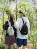 Bolsa de Celular Leve e Casual para Viagem ao Ar Livre e Montanhismo, Bolsa de Ombro com Bloqueio de Cores Estilo Floresta, Bolsa Transversal para o Dia a Dia