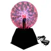 Lámpara de cristal de bola de plasma bola de luz eléctrica bola mágica de inducción táctil bola mágica de relámpagos bola de iones electrostáticos 345678 pulgadas