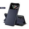 Novo cartão flip para Samsung S23Ultra caso de telefone S21FE capa de couro A73 Apple 14 suporte de meia janela