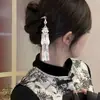 Nova Presilha de Cabelo Chinesa Miaoyin Estilo Étnico Borboleta com Franja Feminina Estilo Antigo Nicho Presilha Passo a Passo Acessórios de Cabelo para Vestido Hanfu Período dos Reinos Combatentes