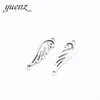 YuenZ DIY acessórios de joias vintage liga asas de anjo acessórios de pulseira 33 * 9MM D430