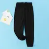 Novas Calças Infantis de Seda Gelada Listradas Ocidentais Finas de Perna Larga Estilo Coreano para Meninas, Primavera e Verão, Bebê, Caimento Casual, Anti-mosquito