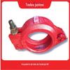 Tubo de Bomba Dn80 Abraçadeira de Tubo Conexão de Tubo Fundido Espessado Bomba de Argamassa de Bomba de Pedra Fina 80 Abraçadeira de Tubo Clipe de Tubo Fivela de Tubo