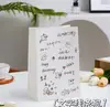 Bolsa de Papel Estilo Ins Filhote Fofo Desenho de Linha Presente de Jardim de Infância Doce Qixi Presente de Natal Bolsa de Armazenamento