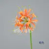 Lirio Araña Rojo Artificial de Tallo Único para Decoración en Habitaciones Modelo, Accesorios para Fotografía de Bodas y Arreglo de Ambiente para Hoteles