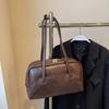 Bolsa Boston Retro de Luxo para Mulheres Novo Estilo Outono e Inverno 2026 Texturizada de Ombro e Axila Bolsinha de Mão para o Dia a Dia