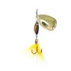 Señuelo Compuesto Colorido Spinner Giratorio Plomo Pez 6.5g Vib Spinner Cebo Pesca Mar Atado con Anzuelo de Pluma Cebo Imitación Cebo Falso