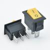 Interruptor de Barco Kcd11 Certificado Tamanho Pequeno 10*15mm Interruptor de Alimentação para Eletrodomésticos Pequenos Três Pinos Duas Posições
