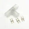 Accesorios para Tira de Luces de Alto Voltaje 220V con Enchufe con Interruptor, Perilla Reguladora, Conector Intermedio, Cable de Conexión, Sin Controlador, Enchufe Redondo Estándar Europeo