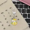 Chaveiro Gato Kt de Frutas Fofo Desenho Animado Estudante Coração de Menina Pingente de Bolsa Casal Melhor Amigo Presente Acessório