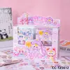 Novo Produto Desenho Sanrio Conjunto de Adesivos de 10 Peças com Expressões Fofas para Decorar Garrafas de Água, Materiais de Celular e Papel de Caderno Sem Marcas
