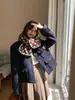 Bufanda de Punto de Lunares de Doble Cara de Dongdaemun, Corea del Sur, para Mujer en Otoño e Invierno, Cálida de Lana, Dulce, para Pareja Estudiante, Nueva