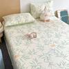 2025 Nuevo Algodón Puro Cama Sábanas Pieza Única 100 Algodón Verano Dormitorio Infantil Edredón Individual Doble Funda de Almohada Juego de Tres Piezas 3