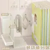 Soporte de Libro Retráctil Soporte de Libro de Escritorio Estante de Almacenamiento de Libros con Portalápices Pinza para Libros Metal Engrosado Plegable