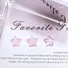 Novos acessórios de nail art de estrela de cinco pontas com glitter fino e transparentes como gelo, sonhadores e versáteis, capa de celular de estrela doce, brincos, acessórios de resina