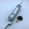 Cilindro de fechadura MS828L-2SC01 haste de conexão fosca, fechadura de porta de armário elétrico, fechadura de porta de caixa de distribuição, fechadura de armário de chassi