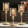 Portavelas para Cena Romántica Transfronteriza Estilo Europeo Hogar Nórdico Romántico Portavelas Decoración Lujo Ligero Retro Portavelas Mesa de Comedor
