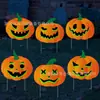 Nuevos Carteles de Jardín de Halloween 2026 con Varios Ojos Aterradores, Decoraciones Exteriores para Jardín Temáticas de Fiesta de Halloween