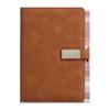 Caderno A5 de Aparência Sofisticada Couro Sintético Logotipo Personalizado B5 Espessado Caderno de Escritório para Negócios Conjunto Caixa de Presente