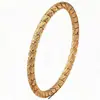 Pulsera de Acero Inoxidable para Mujer, Estilo Europeo y Americano, Lujo Ligero, Nuevo Diseño Geométrico, Simple y Versátil, Estilo Minimalista, Sensación de Alta Gama, Pulsera de Acero de Titanio de Nicho