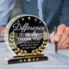 Enfeites de marca de acrílico transfronteiriços, artesanato personalizado, mesa para o dia das mães, dia dos pais, presentes de Natal, Halloween