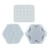 Moldes de Resina DIY de Cristal de Amapola, Tablero de Damas, Caja de Ajedrez, Piezas de Ajedrez, Moldes de Silicona Educativos, Productos de Fuente Directa