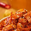 Rábano Seco Picante, Crujiente y Extra Picante, Perfecto como Guarnición, Aperitivo de Hunan, Col Salada Encurtida Casera Secada al Sol, Especialidad Auténtica de Sichuan