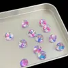 Nuevas piedras sueltas de circón corte Tai Chi de 6 mm, extremadamente brillantes, se pueden usar para pendientes y ear cuffs de bricolaje