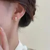Pendientes Retro Franceses de Imitación de Perla del Arco del Triunfo para Mujer, Modernos y Elegantes, Pendientes Únicos con un Diseño de Lujo Ligero y de Nicho