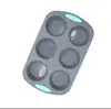 Molde de Silicone para Bolo de 6 Furos Amazon Molde para Sabonete Artesanal DIY Molde para Lanche de Abóbora Cup Chocolate Biscoitos Donut