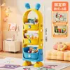 Novo Armário de Armazenamento de Lanches Desenho Animado Organizador de Armazenamento para Sala de Estar Carrinho Pequeno Prateleira de Armazenamento Multicamadas para Casa Armário de Brinquedos