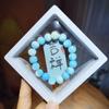 Nuevos Pulseras Hechas a Mano Teñidas con Agua de Dos Colores, Pulseras Cerámicas para Estudiantes, Pulseras al por Mayor para Mejores Amigas, Joyería para Manos de Vidrio
