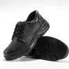 Zapatos de Protección Laboral para Hombre, Zapatos de Trabajo de Cuero Anti-Aplastamiento y Anti-Perforación, Cómodos y Ligeros, Antideslizantes y Resistentes al Desgaste para Obra en Todas las Estaciones, Zapatos de Seguridad