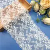 Renda elástica Renda Anlon 15cm/18cm renda de rosa elástica acessórios femininos mancha de cor