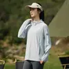 2026 Novo Roupas Esportivas ao Ar Livre Anti-UV Ultra-Fina Seda de Gelo Roupa para Pele Respirável Secagem Rápida Fresca Proteção Solar