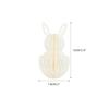 Manualidades de papel de Pascua, conejo de órgano, decoración colgante para centro comercial, tienda, ventana de vidrio, sala de estar, armario colgante, protección del medio ambiente