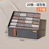 Caja de almacenamiento para ropa interior tipo cajón de tela Oxford y tablero de PP transfronteriza, plegable, lavable, caja de almacenamiento dividida para calcetines y ropa interior