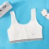Ropa interior para niñas Período de desarrollo 10 años Algodón Escuela secundaria Niña Pequeña Verano Delgado Zhongda Niños Camiseta de Malla Pura 8-15