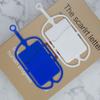 Cordón de silicona para teléfono móvil resistente a caídas anti-pérdida funda de tarjeta para teléfono móvil cordón tipo bufanda dos en uno hebilla de metal se puede personalizar el logo