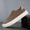 2026 Novo Modelo Harley-Sas 9293 Estilo Britânico Tecido Respirável Sapatos Slip-On Cano Baixo Masculino Casuais de Lona
