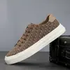 Zapatos para Hombre 2026 Nuevo Estilo Primavera Estilo Chino Transpirables Zapatos de Cuadros con Cordones Zapatos para Hombre de Caña Baja Zapatos Casuales de Lona para Hombre